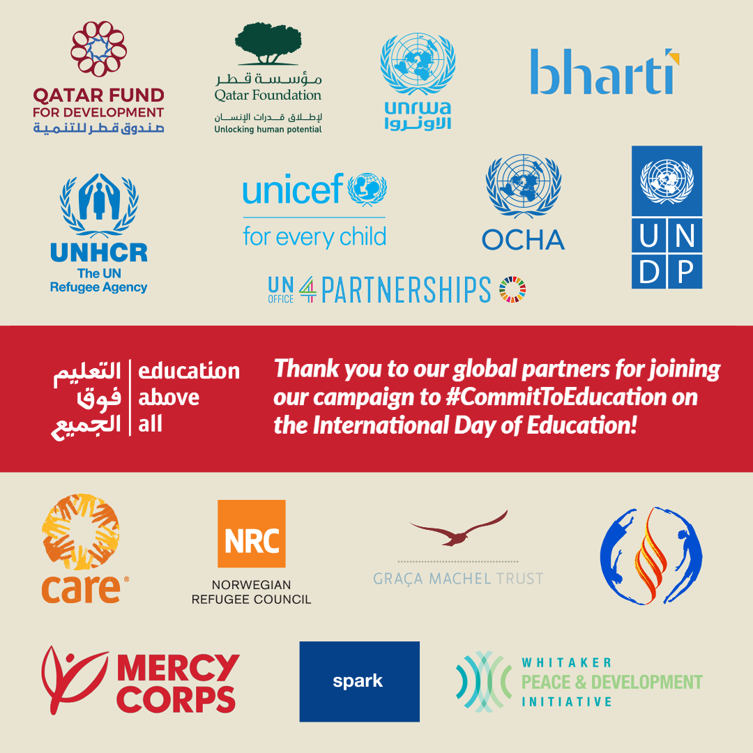 Partner Logos Supporting International Day of Education