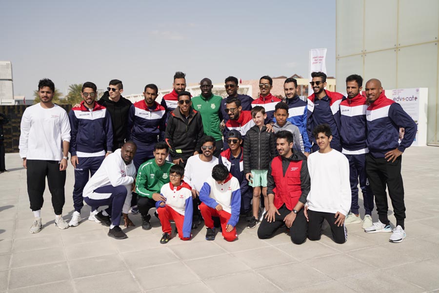 Qatar Stars League ambassadors and players