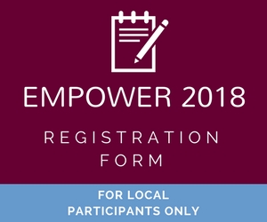 Empower 2018 Registration Form for Local Participants