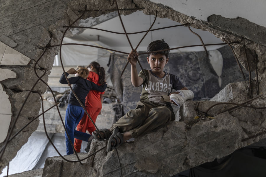Gaza: No Classroom, No Peace by Mahmoud Abu Hamdah | 2025