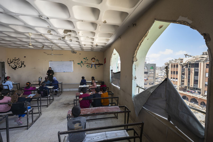 Classroom in Gaza
