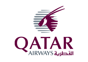 Logo for Qatar Airways