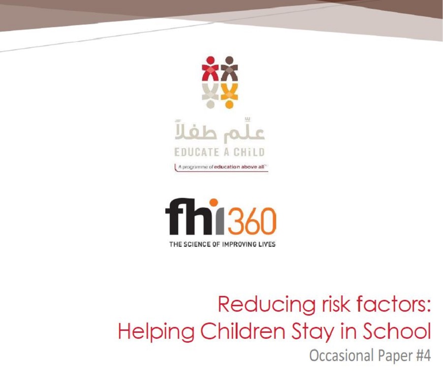 Reducing Risk Factors: Helping Children Stay in School – Occasional Paper #4