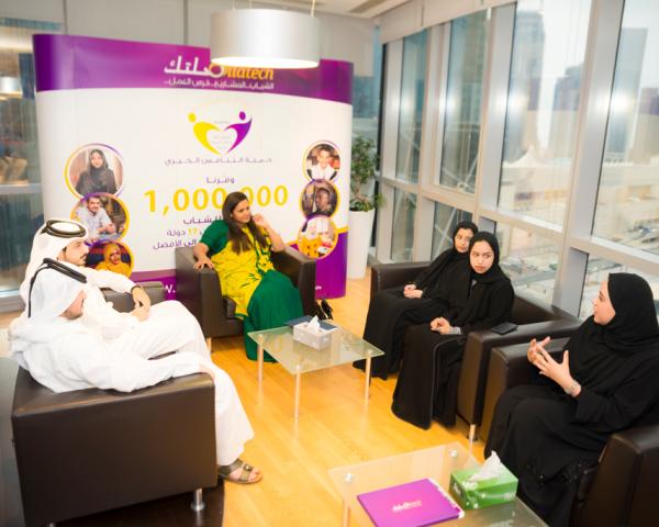 Al Haidoos discusses ways to apply SDGs and empower youth with the UN SG envoy on youth Jayathma Wickramanayake