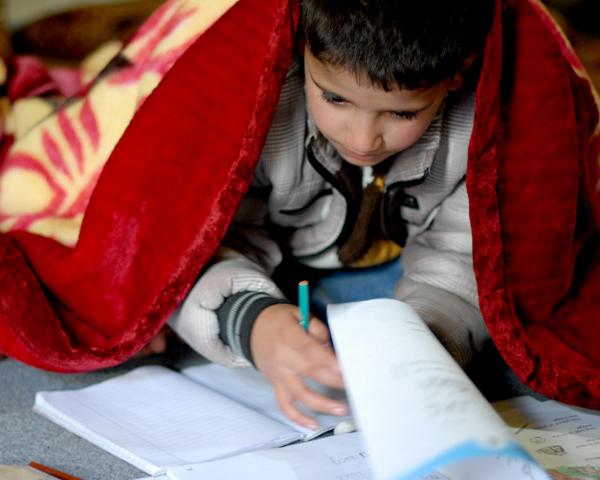Education for Palestinian Refugee Children out of Syrian School because of Conflict