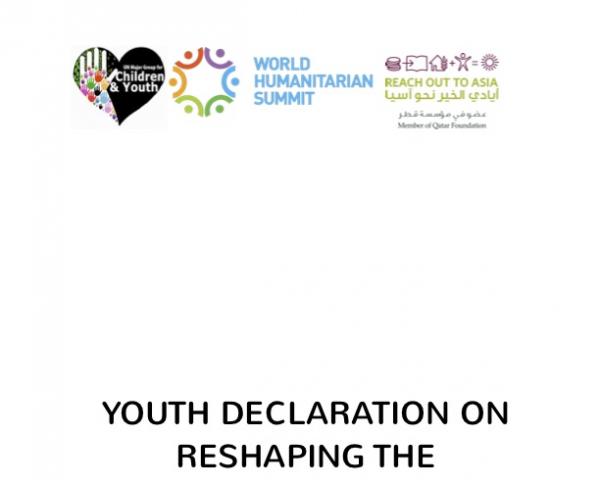 Youth Declaration on Reshaping the Humanitarian Agenda